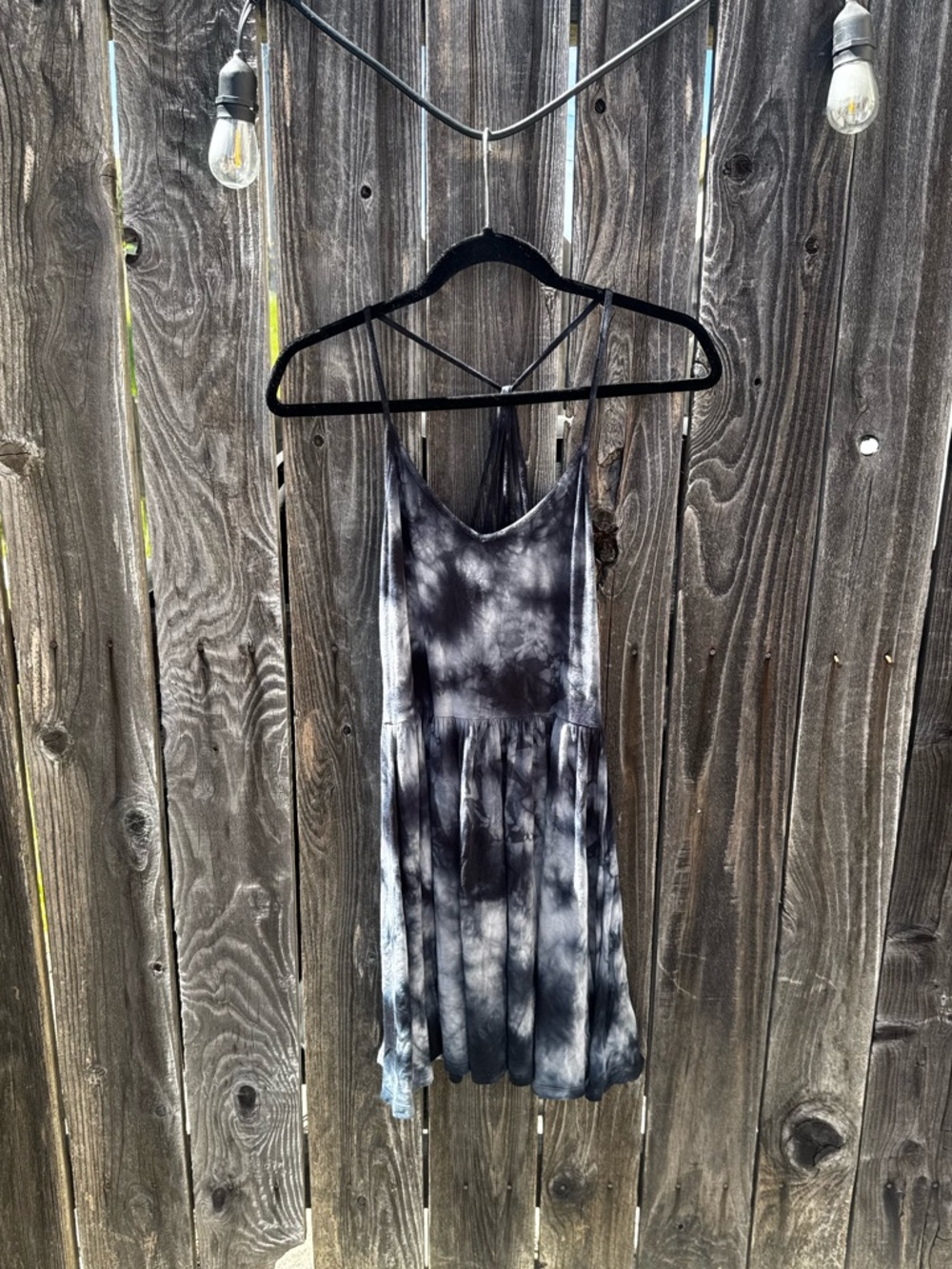 American Eagle Soft and Sexy Tie Dye Skater Style Fit and Flare Dress Small